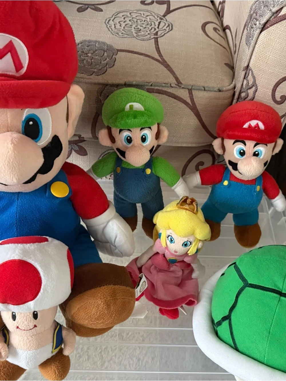 Nintendo Super Mario Plush Set - Red, Blue, Green, Pink, Yellow